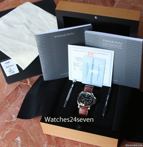 Panerai PAM 244 N Luminor Marina GMT 40mm Retail WATCHES 2