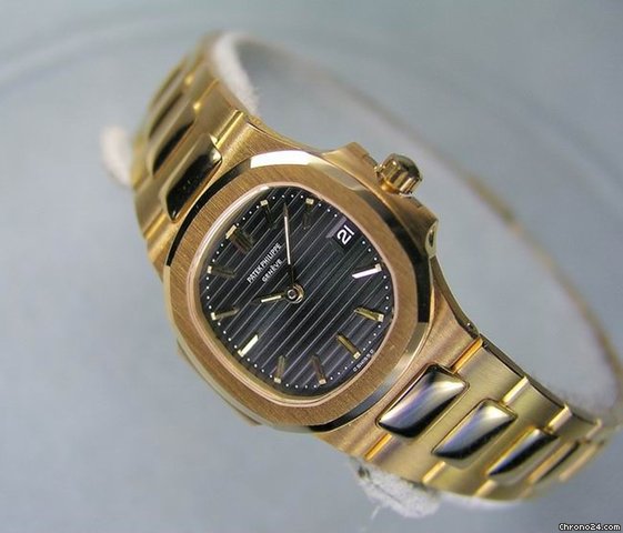 replica Patek Philippe Nautilus Massivgold / Damenuhr WATCHES 1
