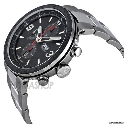 Oris TT1 Chrono Black Dial Automatic Chronograph Stainless Steel Mens Watch 01 674 7659 4174 07 8 25 10 WATCHES 2
