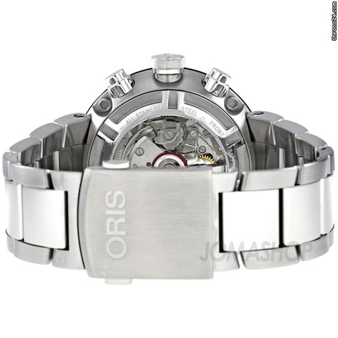 replica Oris TT1 Chrono Black Dial Automatic Chronograph Stainless Steel Mens Watch 01 674 7659 4174 07 8 25 10 WATCHES 1