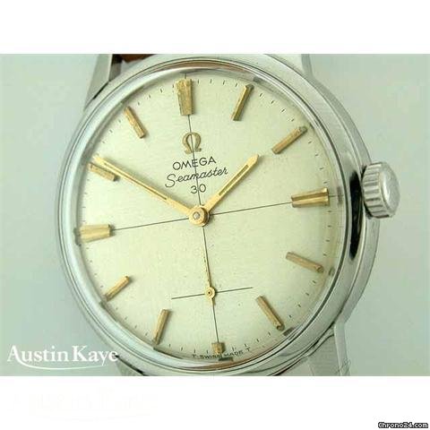 Omega Seamaster 30 steel manual on strap WATCHES 2