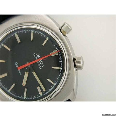 Omega Chronostop steel manual on strap WATCHES 2