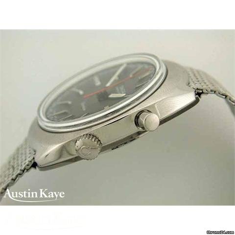 replica Omega Chronostop steel manual on bracelet WATCHES 1