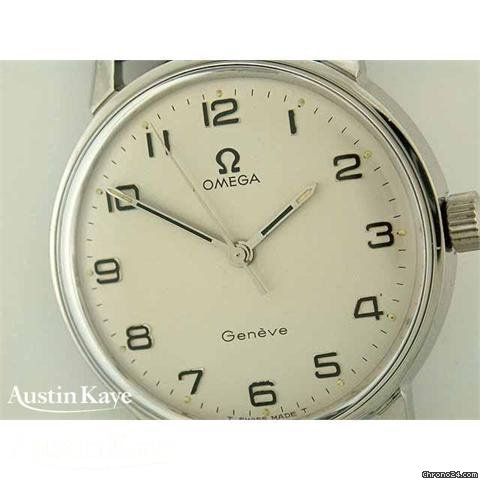 replica Omega Geneve steel manual on strap. WATCHES 1