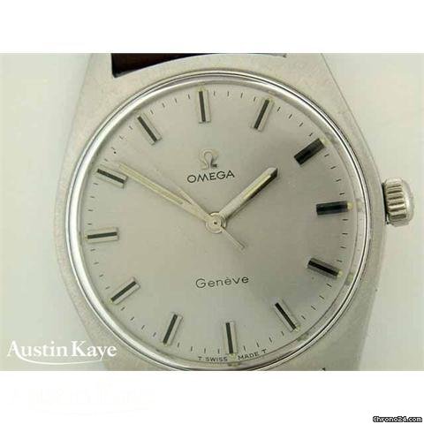 Omega Geneve steel manual on strap WATCHES 2