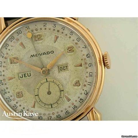 Movado 18ct gold manual on strap WATCHES 2