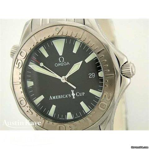 replica Omega Seamaster professional Americas Cup steel automatic on bracelet. WATCHES 1