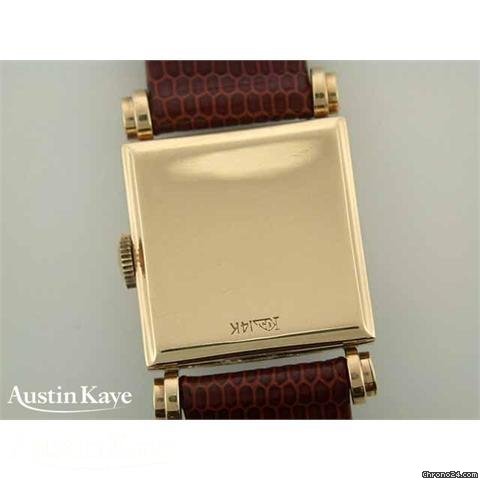 Longines 14ct Gold manual on strap WATCHES 2