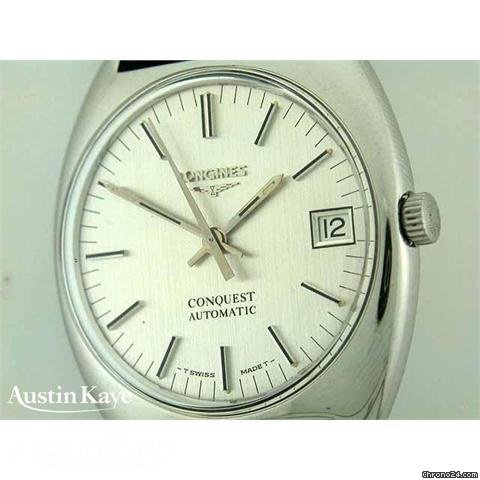 replica Longines Conquest steel automatic on strap WATCHES 1