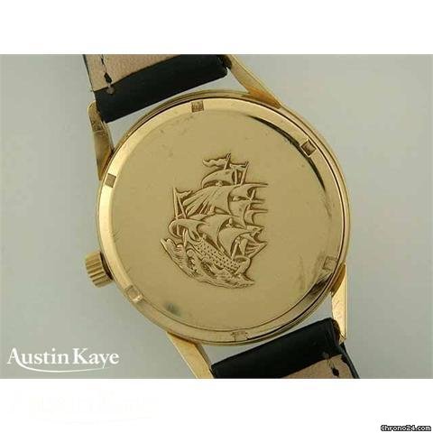 Longines Flagship 18ct gold manual on strap WATCHES 2