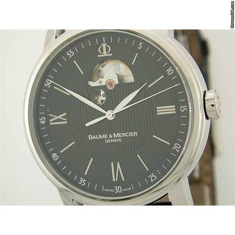 Baume & Mercier & steel automatic on strap. WATCHES 2