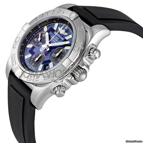 Breitling Chronomat 41 Blue Dial Automatic Mens Watch AB014012-C830BKPD WATCHES 2