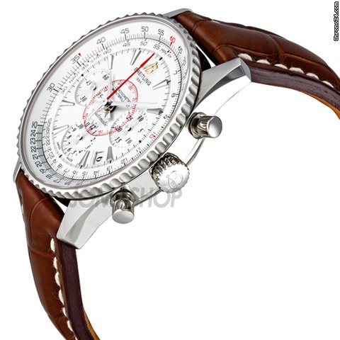 Breitling Montbrilliant 01 Silver Dial Chronograph Automatic Mens Watch AB013112-G709BRCT WATCHES 2