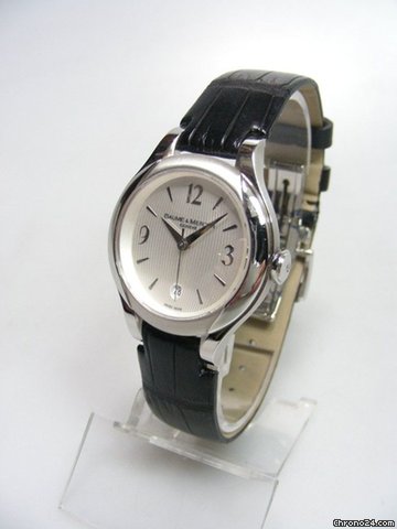 Baume & Mercier Ilea acier/cuir cadran silver WATCHES 2