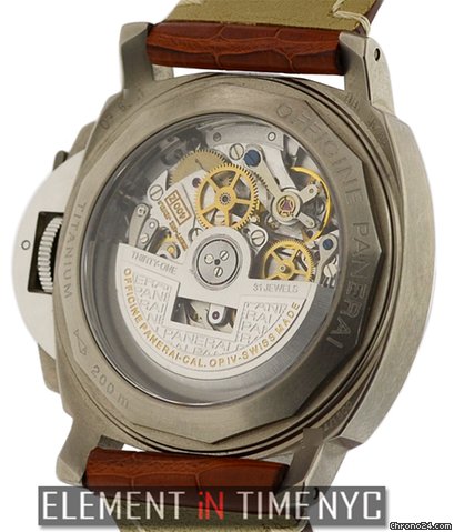 replica Panerai Luminor Chronograph Titanium Zenith Movement PAM 74 WATCHES 1