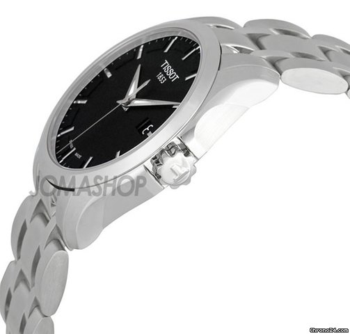 Tissot Couturier Black Dial Stainless Steel Mens Watch T0354101105100 WATCHES 2