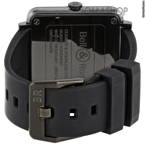 replica Bell & Ross Aviation Black Ceramic Watch BRS-BL-CER-SRB WATCHES 1