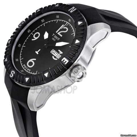 Tissot T-Navigator Automatic Black Dial Stainless Steel Mens Watch T0624301705700 WATCHES 2