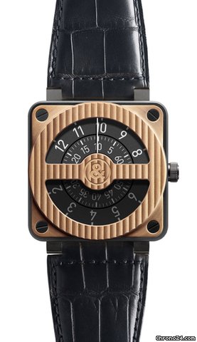 Bell & Ross BR01-92 Compass Pink Gold Carbon Watches Watch