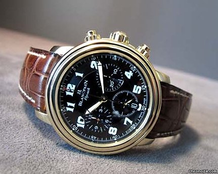 Blancpain LEMAN FLAYBACK CHRONO GOLD WATCHES 2