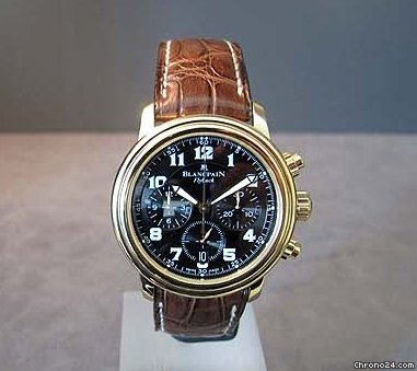 replica Blancpain LEMAN FLAYBACK CHRONO GOLD WATCHES 1
