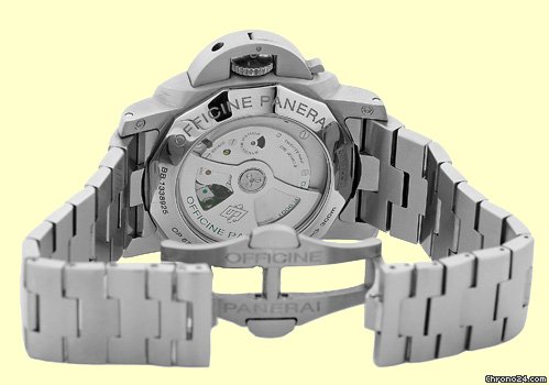 replica Panerai Gent's Stainless Steel 44mm Luminor 1950 3 Days GMT PAM 329 WATCHES 1