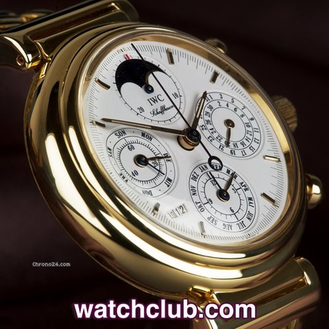 replica IWC Da Vinci Perpetual Calendar Chronograph - 18ct Yellow Gold WATCHES 1