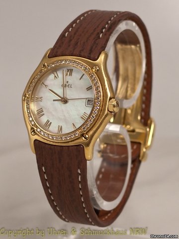 Ebel SPORT LADIES PERLMUT/BRILLANTEN WATCHES 2