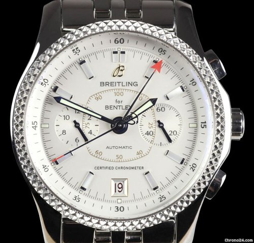 replica Breitling MK VI Chronograph SS/Platinum WATCHES 1