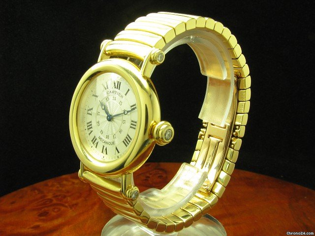 Cartier Diabolo 18kt 750 Gold Handaufzug Unisexuhr Inkl. Box WATCHES 2