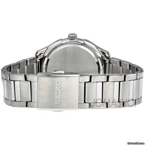 replica Seiko Black Dial Stainless Steel Mens Watch SGEF69 WATCHES 1
