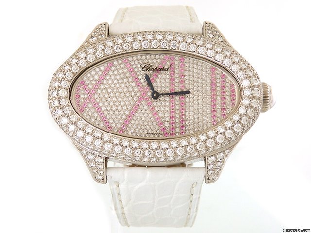 Chopard UVP 93000 Euro 18k WG Brillanten 8,14 ct und Saphire 0,93 ct WATCHES 2