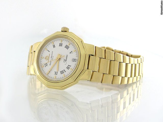 Baume & Mercier Riviera Damenuhr 18 K/750 Gelbgold - Gweicht 59,4 g WATCHES 2