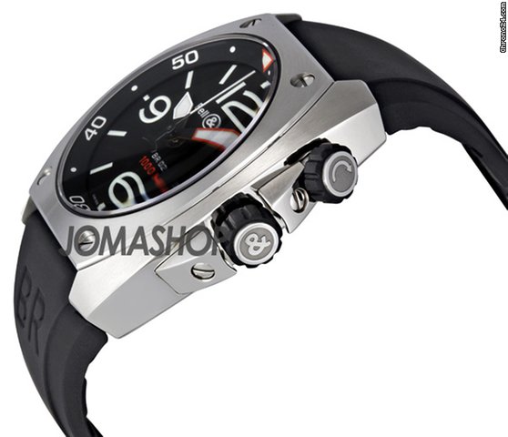 Bell & Ross Marine Black Dial Steel Case Mens Watch BR0292-STEEL WATCHES 2