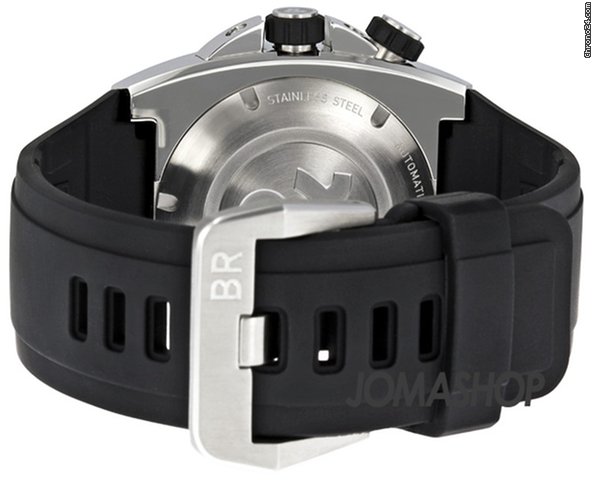replica Bell & Ross Marine Black Dial Steel Case Mens Watch BR0292-STEEL WATCHES 1
