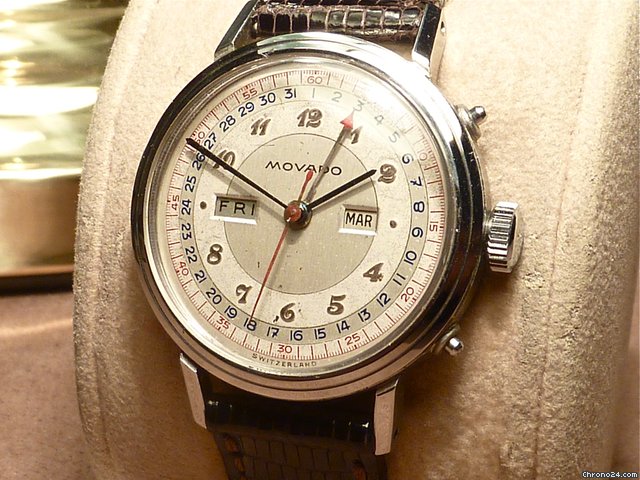 Movado Calendograph Original Breguet Numerals Dial WATCHES 2