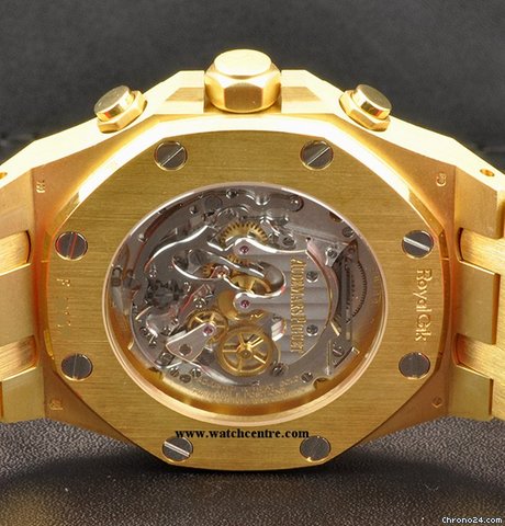replica Audemars Piguet 18k Y/G RO Tourbillon B&P 25977BA.OO.1205BA.02 WATCHES 1