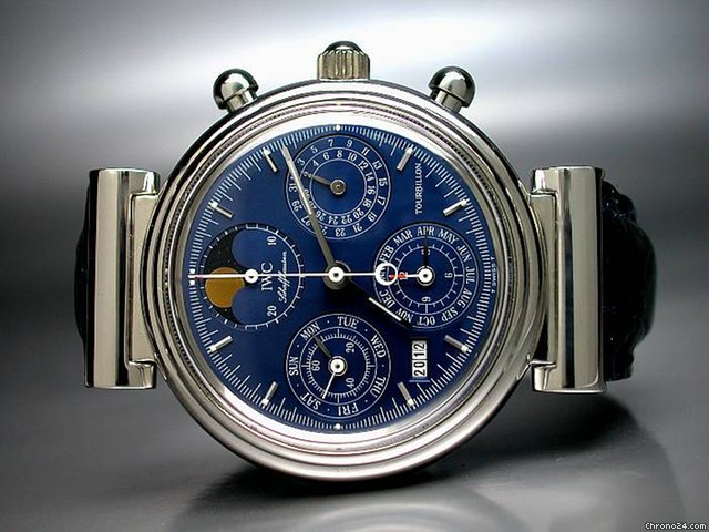 IWC "DA VINCI TOURBILLON" - limitiert auf 50 Stš¹ck Pt 950/Leder WATCHES 2