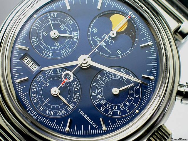 replica IWC "DA VINCI TOURBILLON" - limitiert auf 50 Stš¹ck Pt 950/Leder WATCHES 1