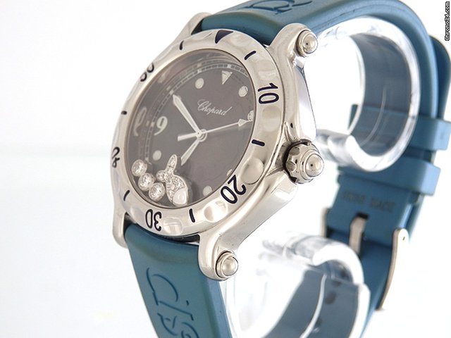 Chopard "Happy Sport", Edelstahl/Kautschuck WATCHES 2