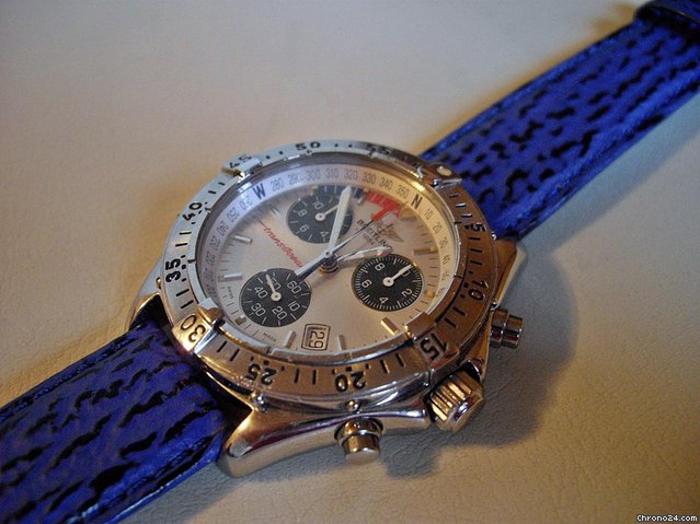 Breitling Transocean Herrenchronograph m Haiband Box/Papiere WATCHES 2