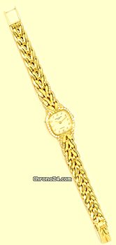 replica Patek Philippe Lady's 18K Yellow Gold Tiffany & Co Diamond La Flame WATCHES 1