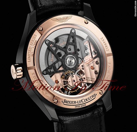 replica Jaeger-LeCoultre Amvox3 Tourbillon GMT Black & Rose Gold Limited 300 Pieces WATCHES 1 