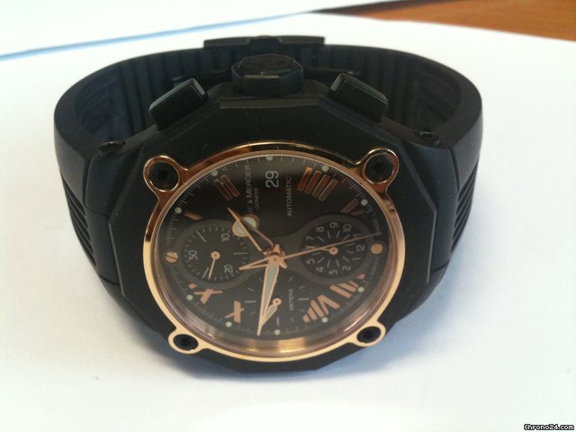 replica Baume & Mercier Riviera XL Chornograph PVD Stahl/Gold WATCHES 1
