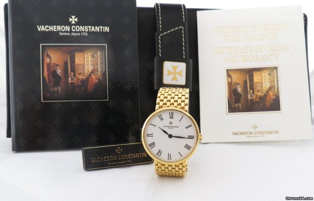 Vacheron Constantin MANUAL WINDING 18 CT GOLD WATCHES 2