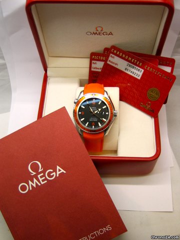 Omega Seamaster Planet Ocean NEU 45,5 mm Orange WATCHES 2