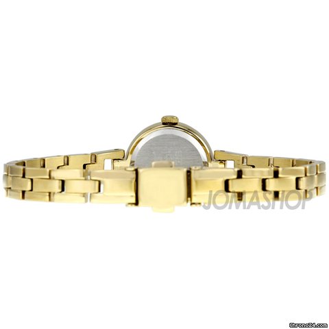 replica Seiko Silver Dial Gold-tone Stainless Steel Ladies Watch SXGN80 WATCHES 1