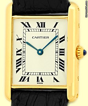 Cartier Louis Cartier Classic Tank Strapwatch WATCHES 2