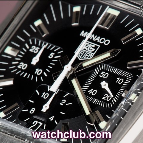 TAG Heuer Monaco 'All Steel' - Black Dial WATCHES 2