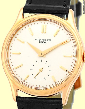 Patek Philippe Midsize 18K Rose Gold Calatrava Strapwatch WATCHES 2